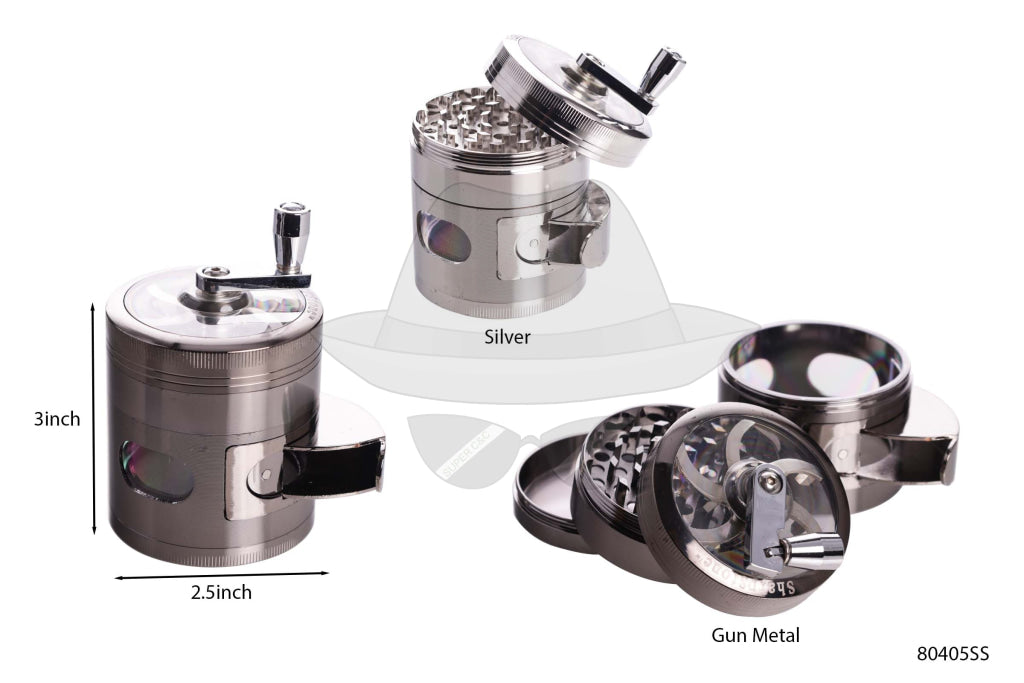 80405SS 4Piece Hand Crank Grinder