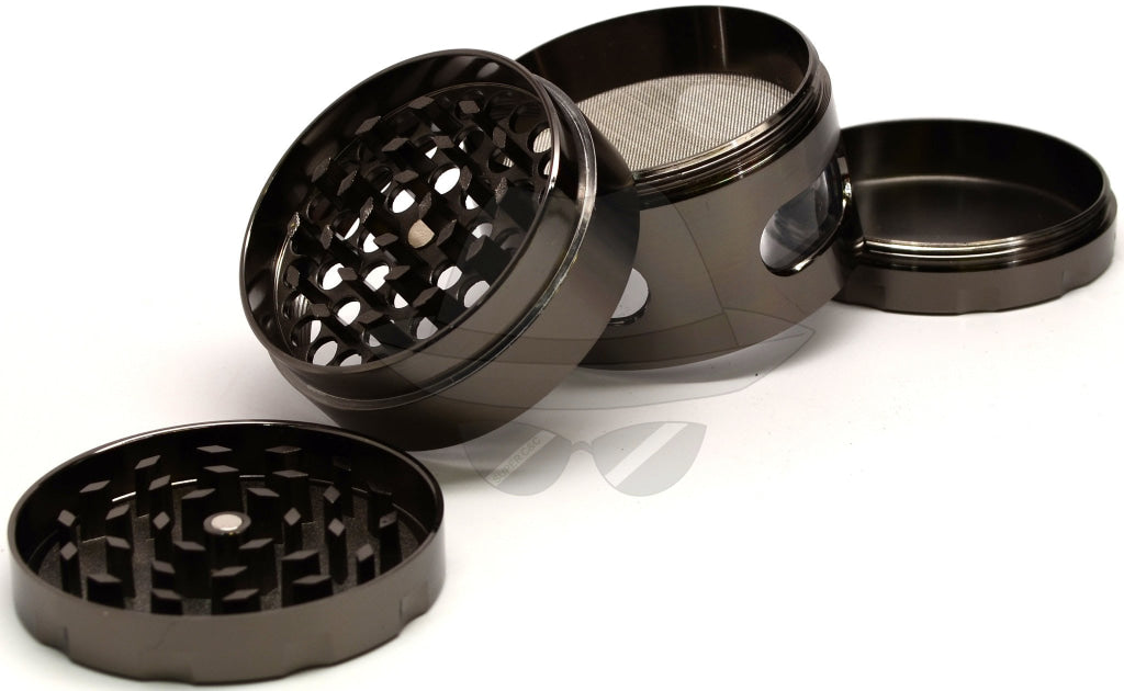 80499SL Sharp Lite 2" 4-part Aluminum grinder with window