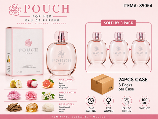 Ladies EDP 100ml/3.4fl.oz POUCH - 3CT