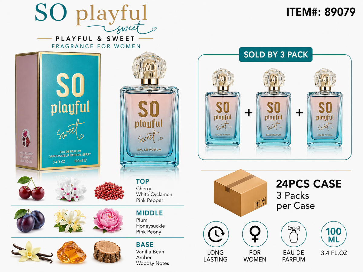 Ladies EDP 100ml/3.4fl.oz SO playful- 3CT