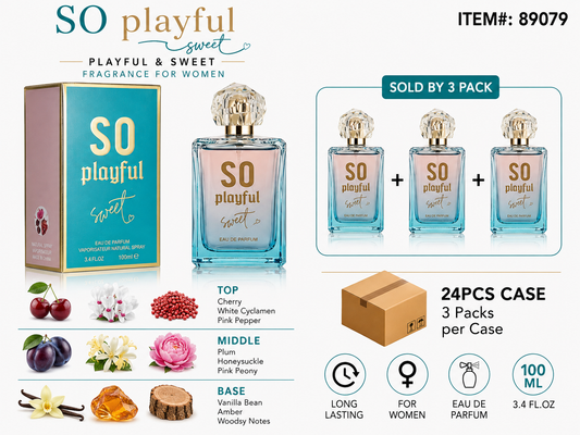 Ladies EDP 100ml/3.4fl.oz SO playful- 3CT