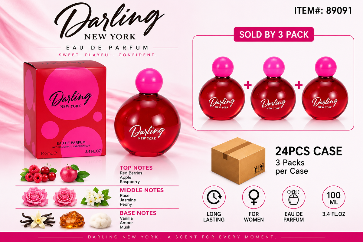 #89091 Darling New York Perfume for LADIES - 3CT