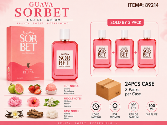 Ladies EDP 100ml/3.4fl.oz GUAVA SORBET - 3CT