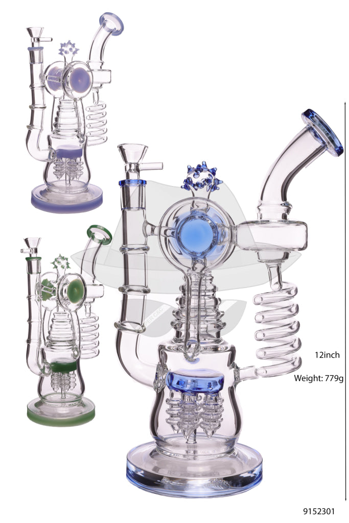 9152301  3Arm Recycler Water Pipe