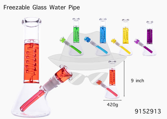 9152913 FREEZABLE GLASS WATER PIPE