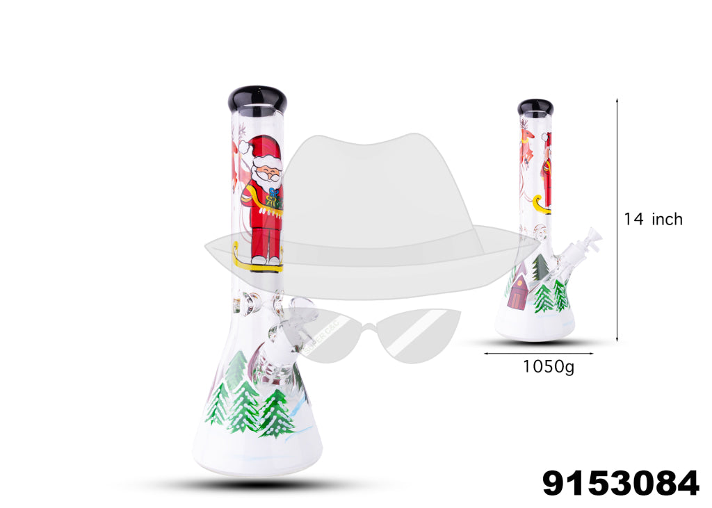9153084 Christmas GLASS WATER PIPE