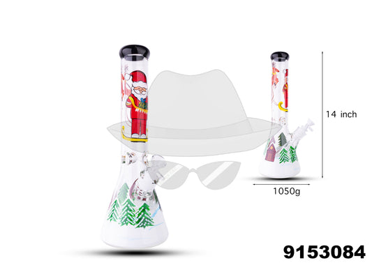 9153084 Christmas GLASS WATER PIPE