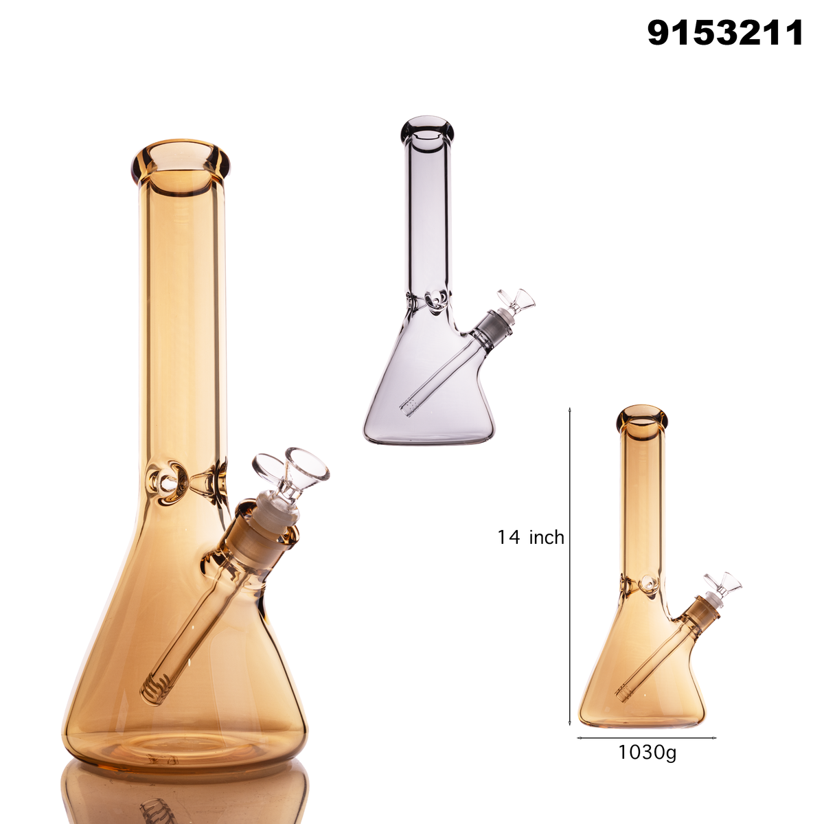 9153211 Glass Water Pipe