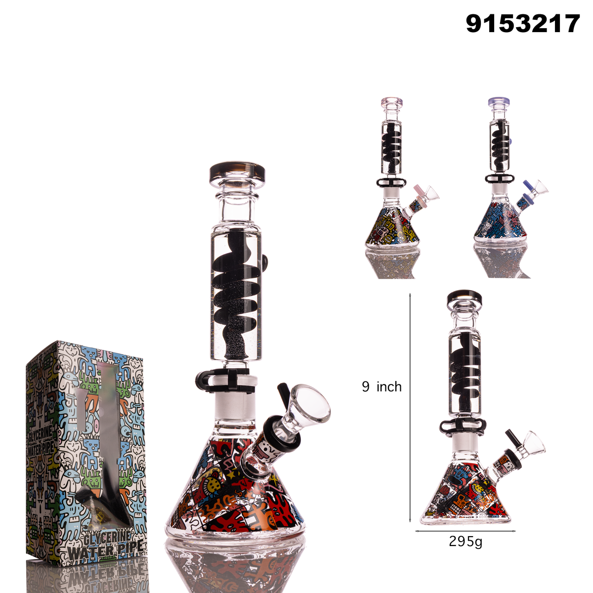 9153217 Glass Water Pipe