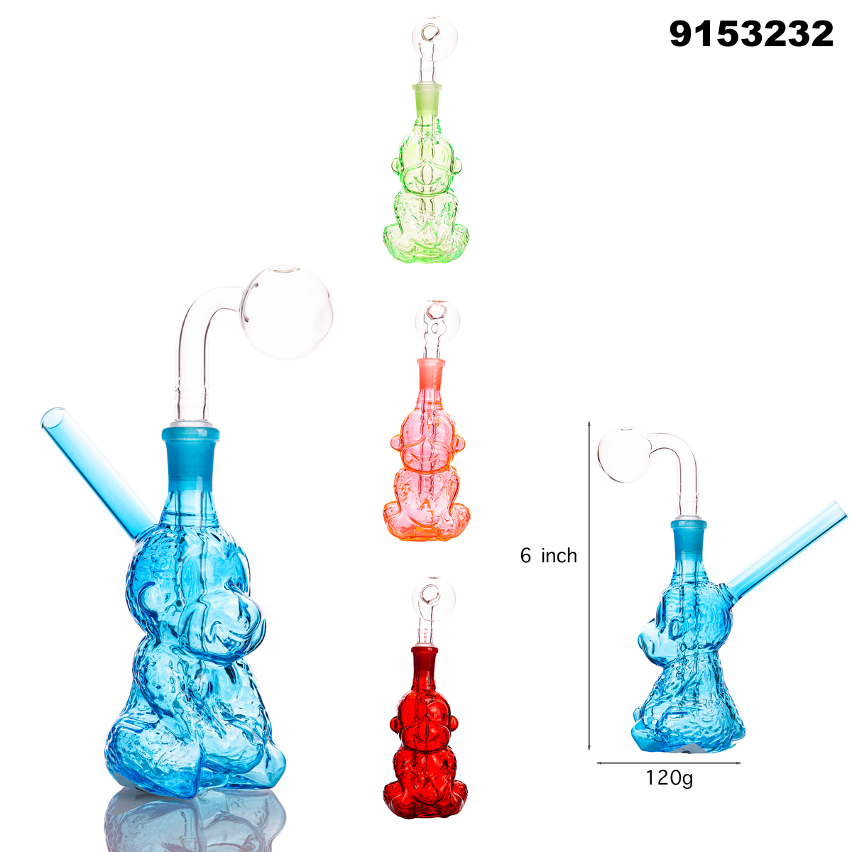9153201 Glass OB Water Pipe