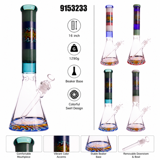9153233 Glass Water Pipe