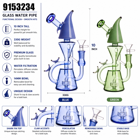 9153234 Glass Water Pipe