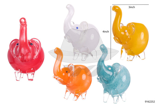 9162252 Elephant Glass Hand Pipe