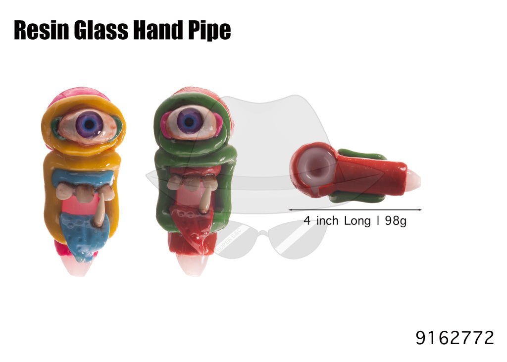 9162772 Resin Glass Hand Pipe