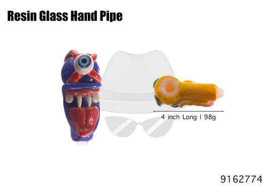 9162774 Resin Glass Hand Pipe