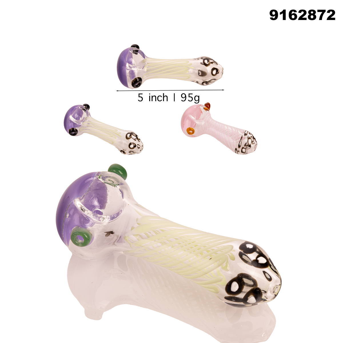 9162872 Glass Hand Pipe