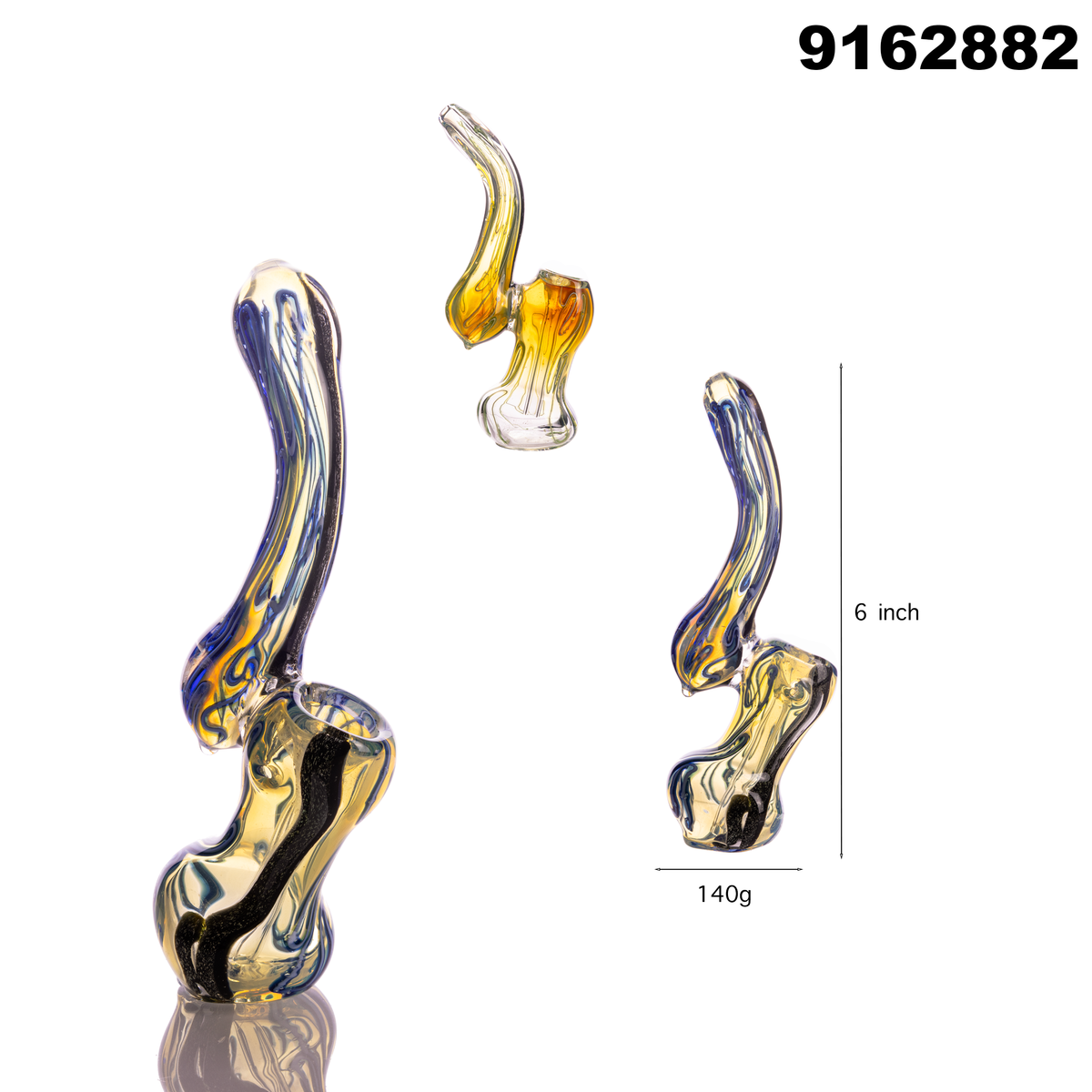 9162882 Glass Bubbler Pipe