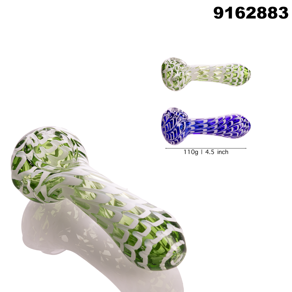 9162883 Glass Hand Pipe