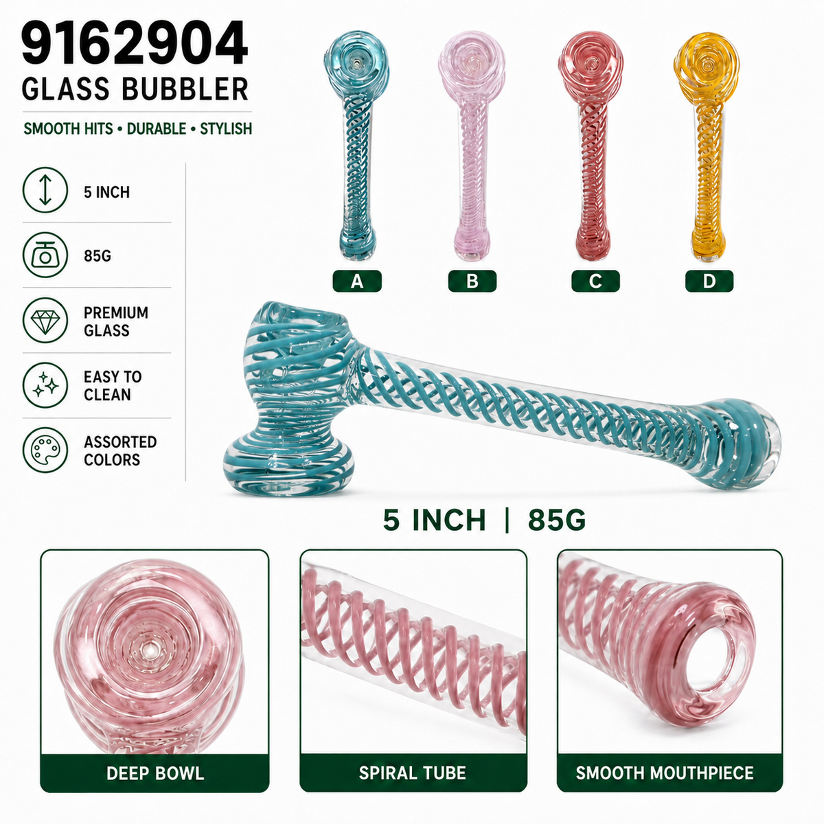 9162904 Glass Hammer Pipe