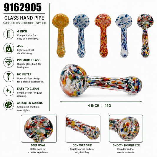 9162905 Glass Hand Pipe
