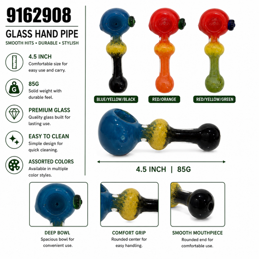 9162908 Glass Hand Pipe