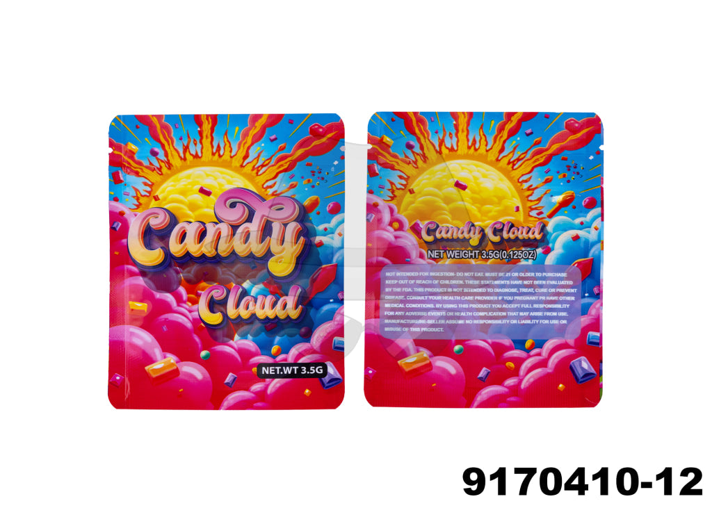 9170410 Smell Proof Baggies 4"x5" 100ct (