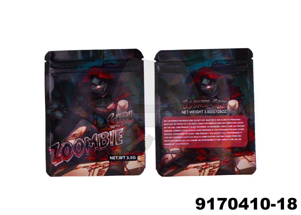 9170410 Smell Proof Baggies 4"x5" 100ct (