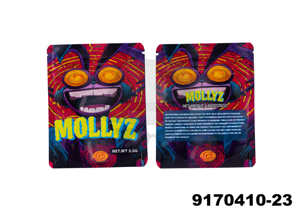 9170410 Smell Proof Baggies 4"x5" 100ct (
