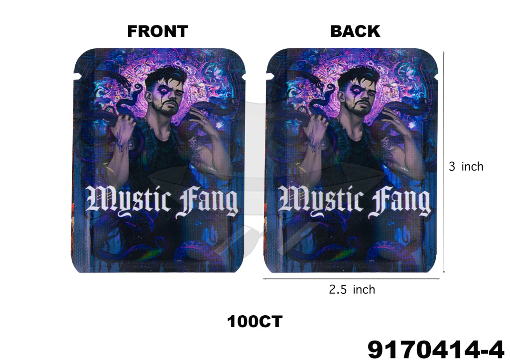 9170414 3X2.5 Smell Proof Baggies -100ct