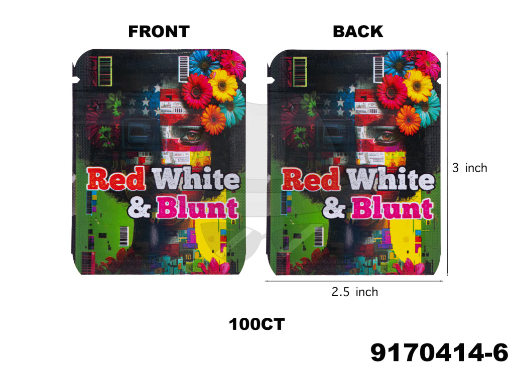 9170414 3X2.5 Smell Proof Baggies -100ct