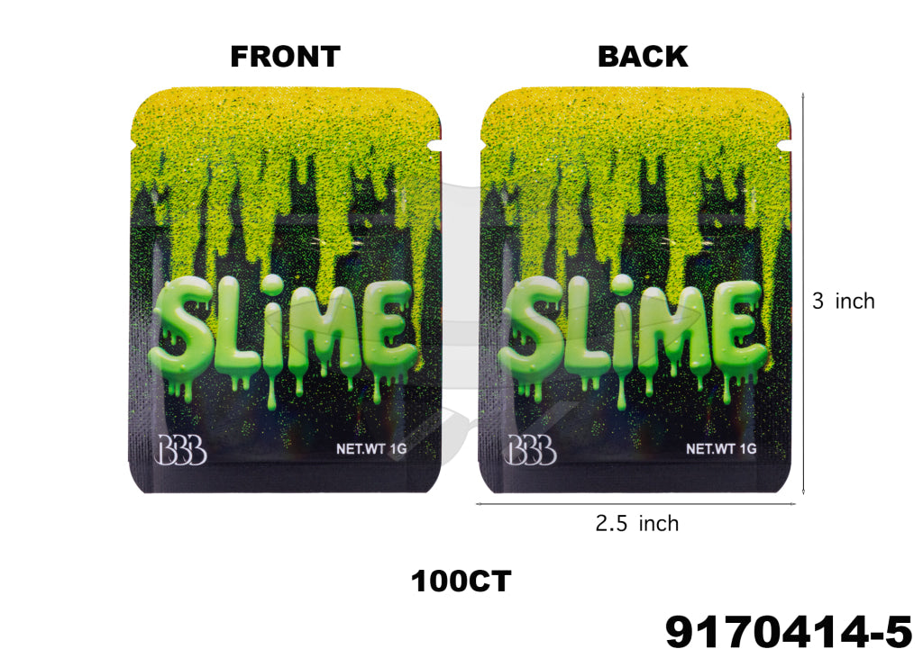 9170414 3X2.5 Smell Proof Baggies -100ct