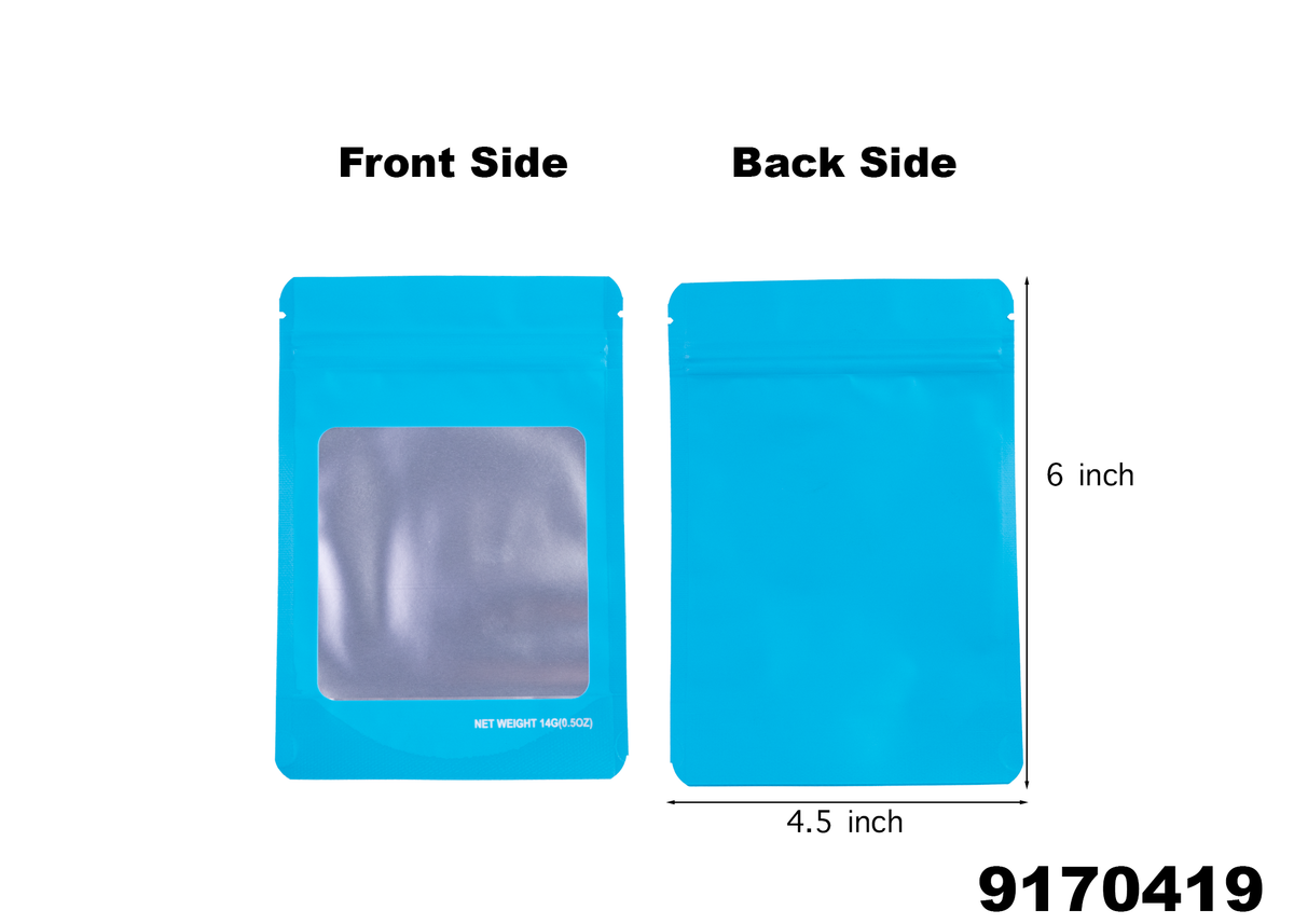 9170419 4.5X6 Smell Proof Baggies -50ct