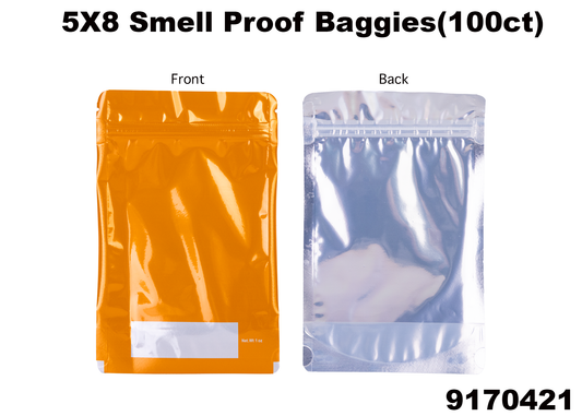 9170421 5X8 Smell Proof Baggies -100ct