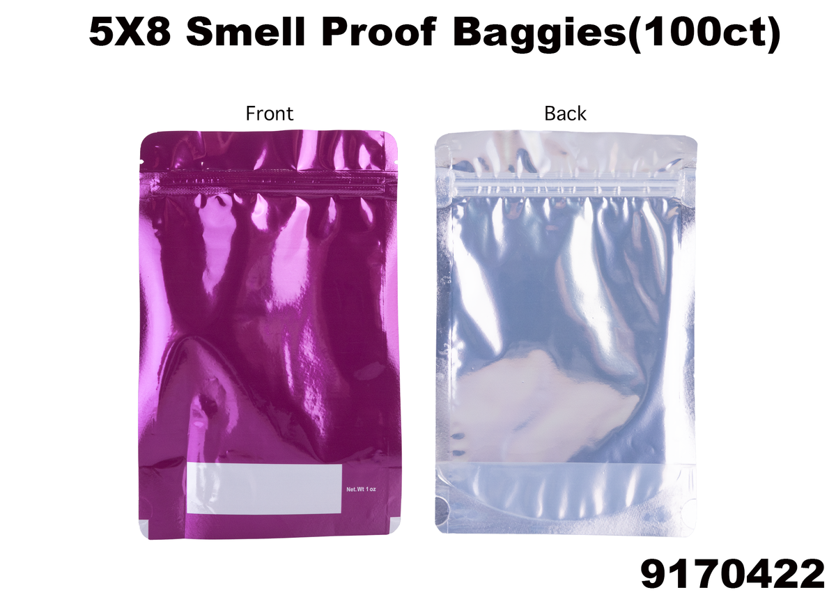 9170422 5X8 Smell Proof Baggies -100ct