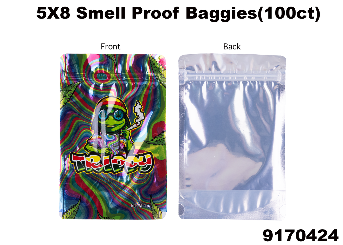 9170424 5X8 Smell Proof Baggies -100ct