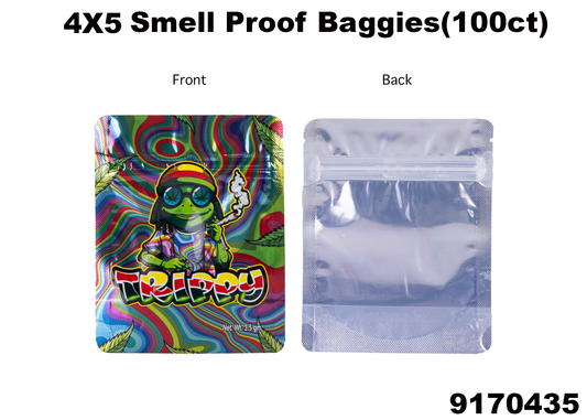 9170435 4X5 Smell Proof Baggies -100ct
