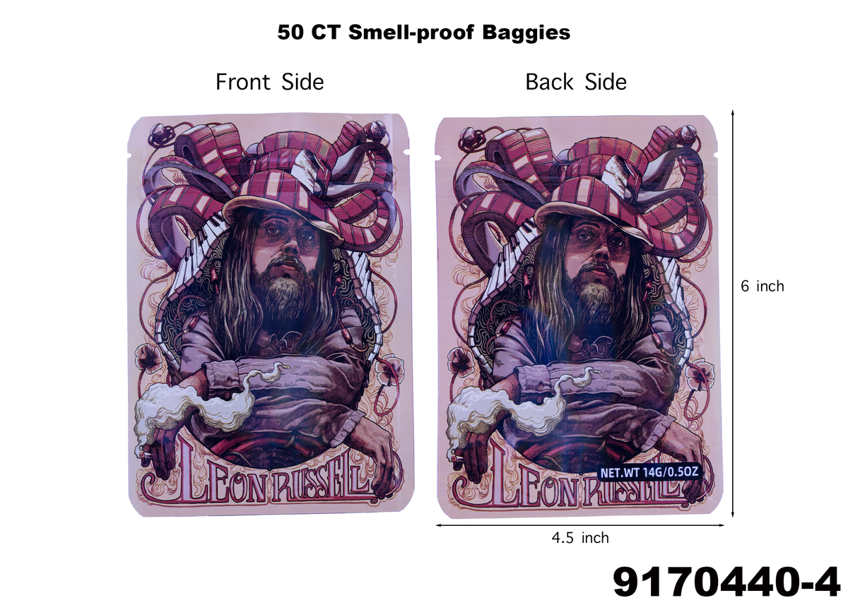 9170440 4.5X6 Smell Proof Baggies -50ct