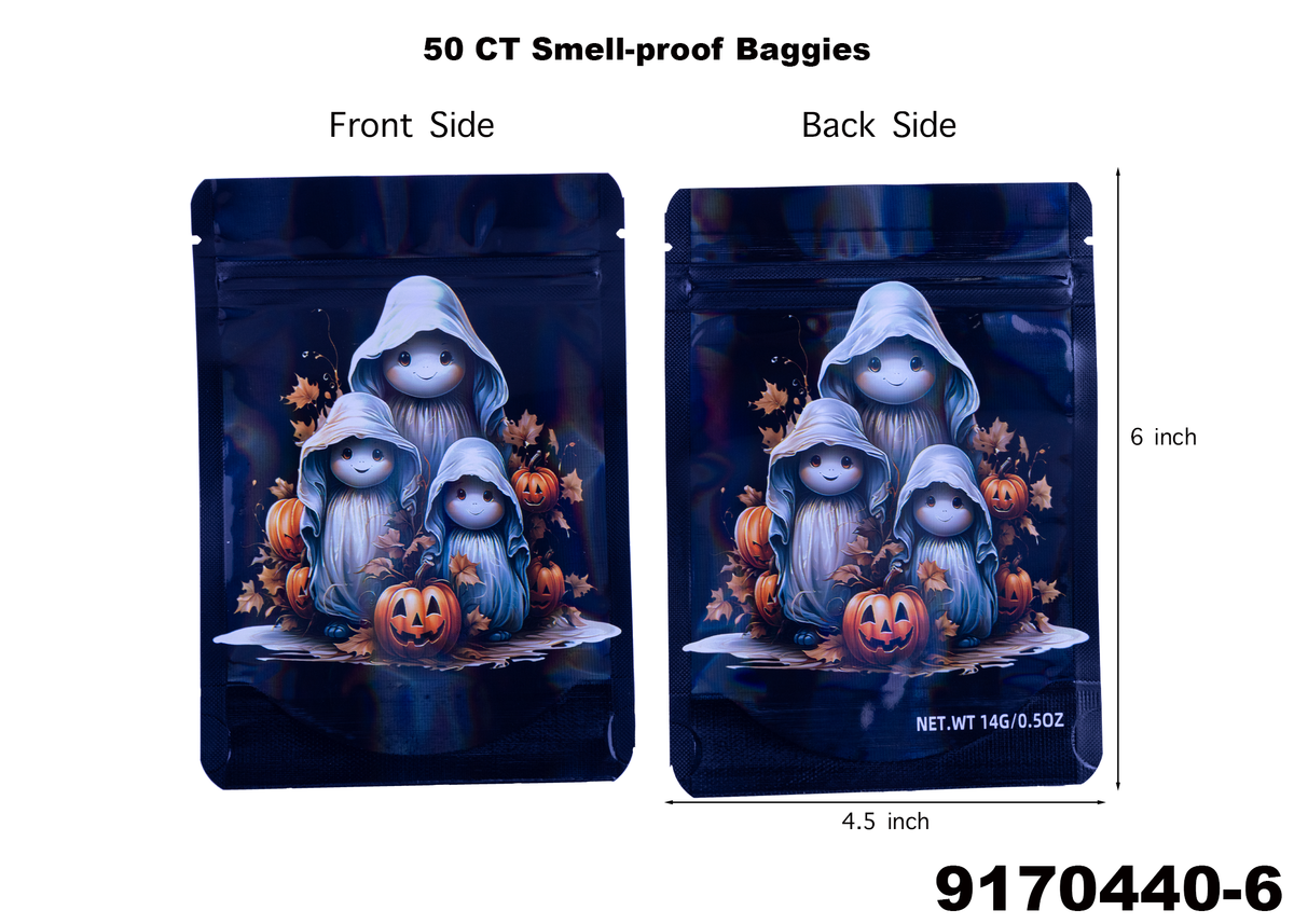 9170440 4.5X6 Smell Proof Baggies -50ct