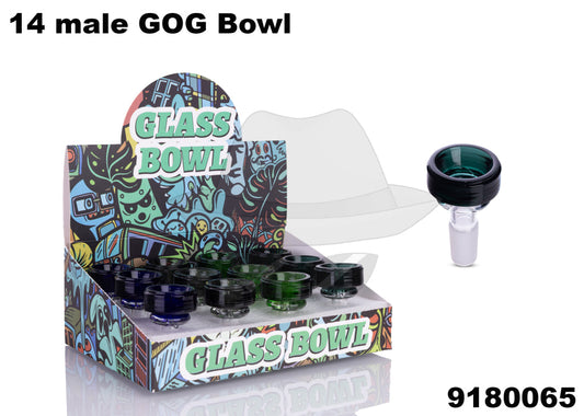 9180065 14 male GOG BOWL Display of 12Ct