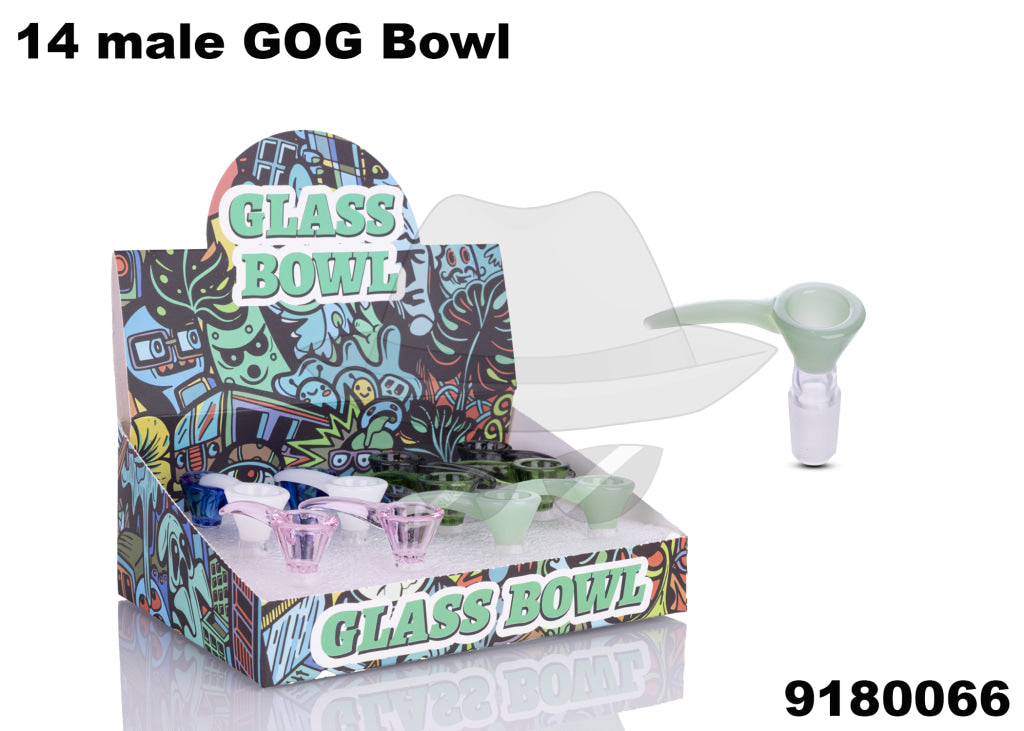9180066 14 male GOG BOWL Display of 12Ct
