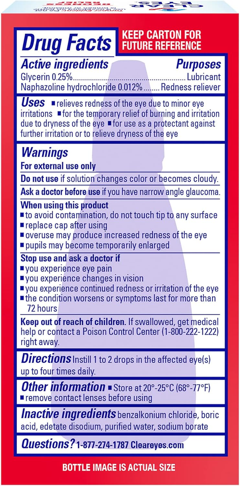 Clear Eyes 0.5oz - 3ct