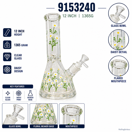 9153240 Glass Water Pipe