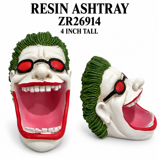 ZR26914 RESIN RASTA ASHTRAY