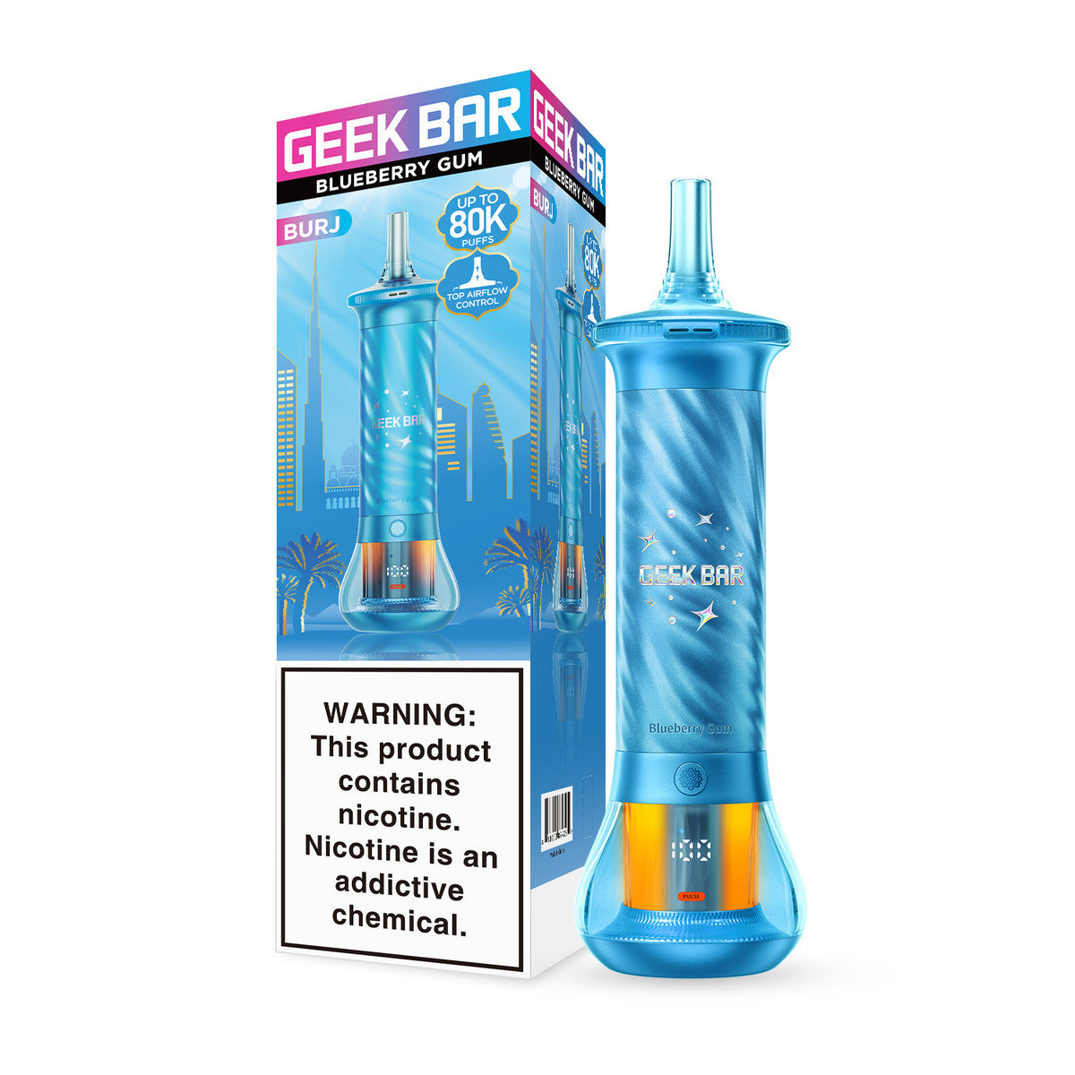 Geek Bar BURJ 80K DTL Disposable (0.5%, 80000 Puffs) - Pack of 5 - image 2