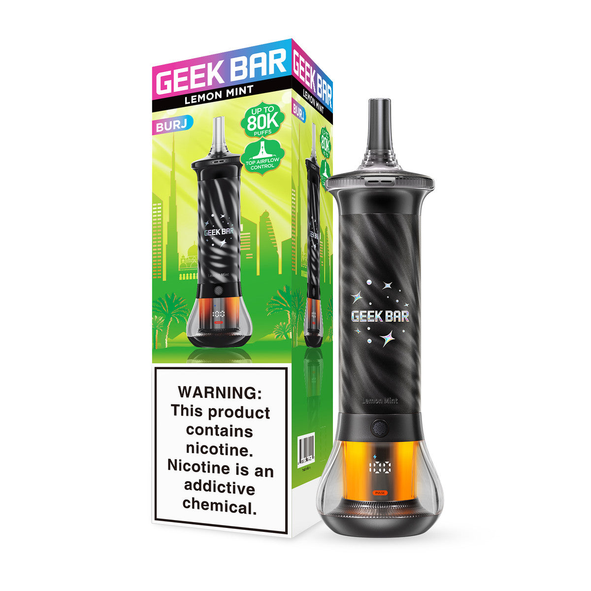 Geek Bar BURJ 80K DTL Disposable (0.5%, 80000 Puffs) - Pack of 5 - image 6