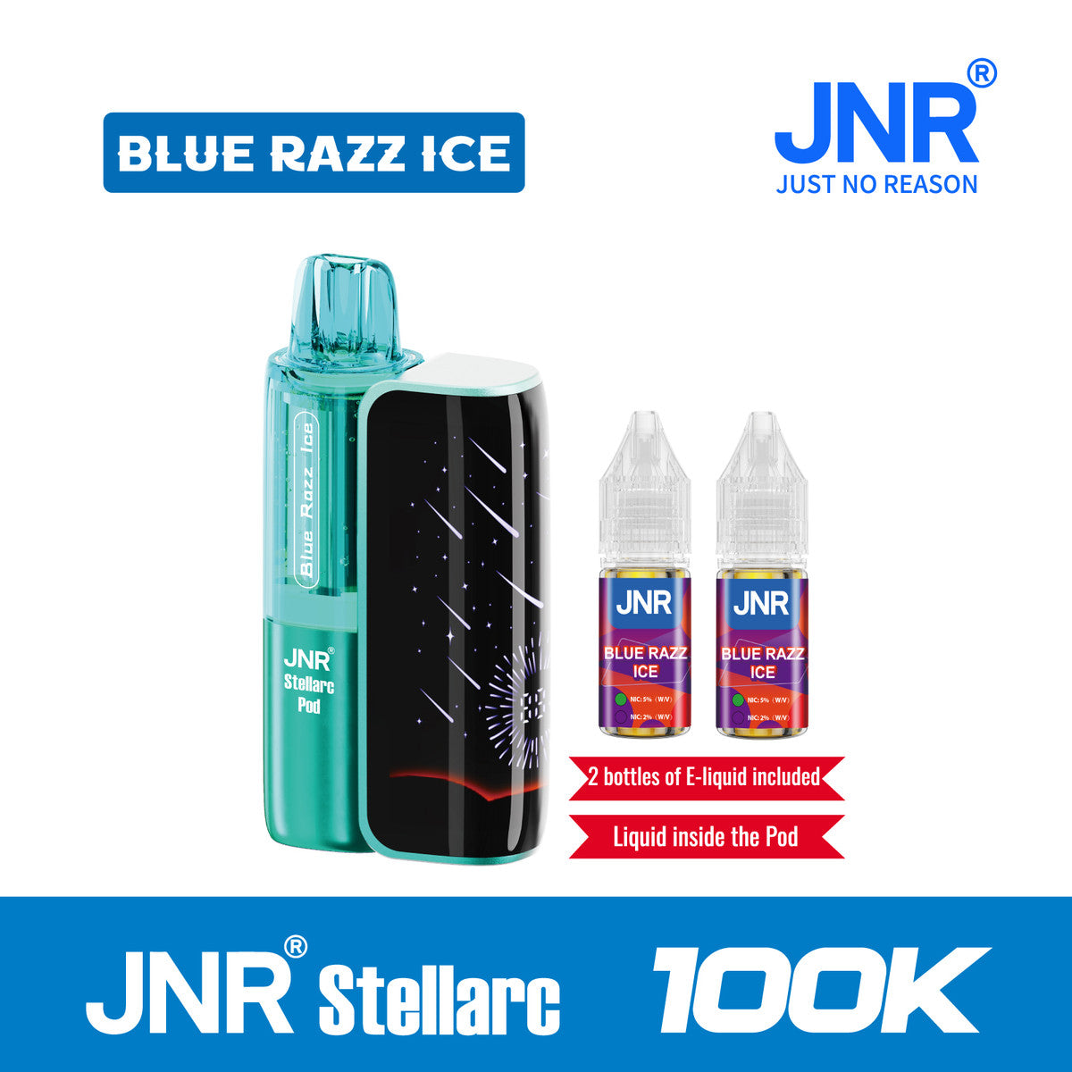JNR Stellarc 100k Disposable Vape Kit(5%, 100000 Puffs) - Pack of 5 - image 2