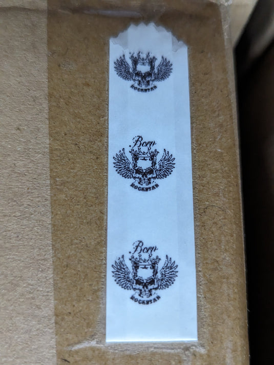WAX GLASSINE BAGS- BORN ROCKSTAR