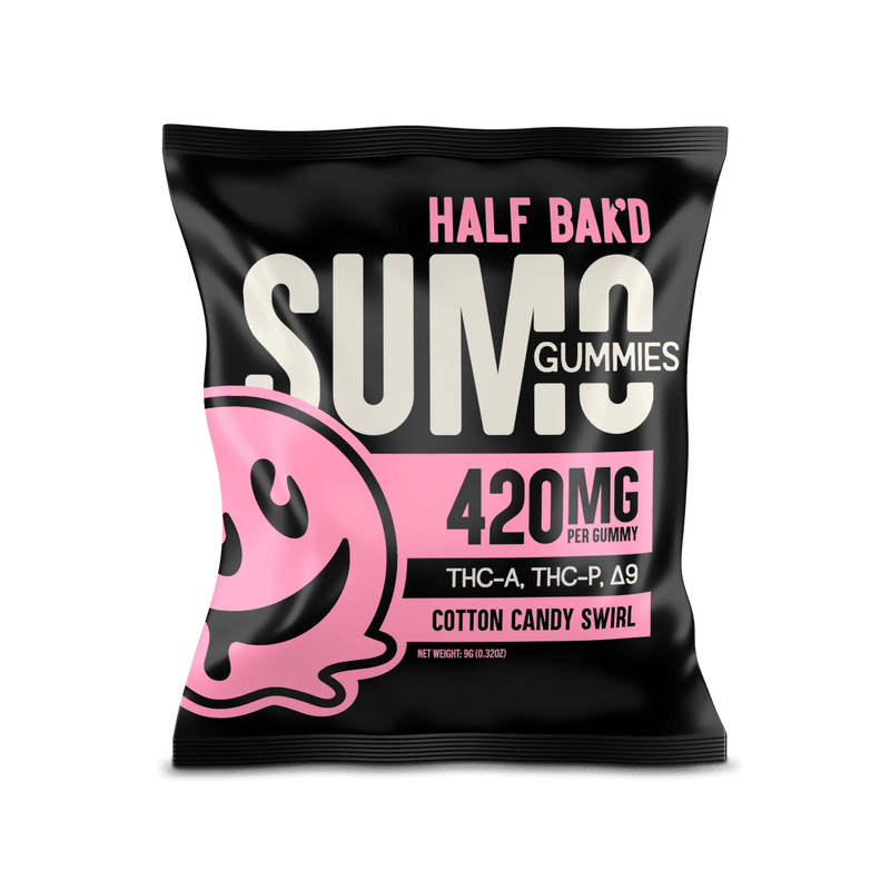 Load image into Gallery viewer, Cotton Candy Swirl - Sumo Gummies - HALF BAK'D
