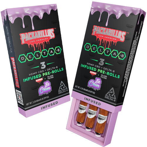 Load image into Gallery viewer, Packwoods Packarillos Delta-8 Infused Mini Blunts (10ct Display)

