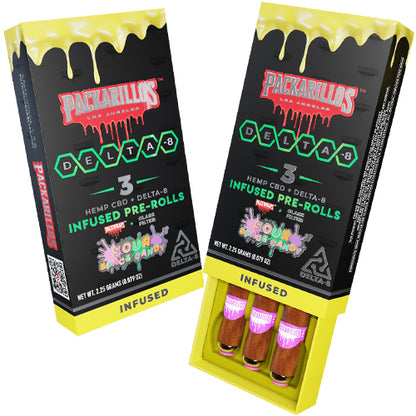 Packwoods Packarillos Delta-8 Infused Mini Blunts (10ct Display)